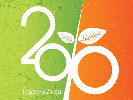   illustration of new year concept 2010のイラスト素材