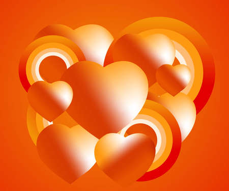 Valentine Illustration, perfect concept for valentine's day easy to use it as greeting card, poster, flyer, Ad. のイラスト素材