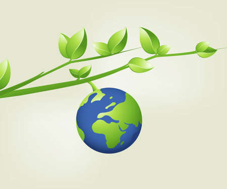 Environmental and Ecology concept  background .のイラスト素材