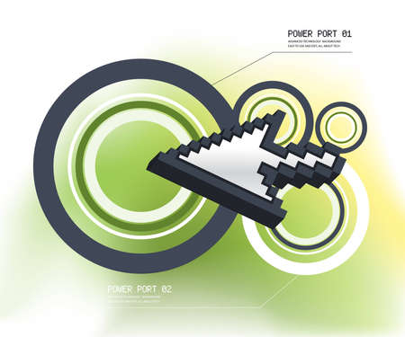 Technology and business background with good space to add your text.のイラスト素材