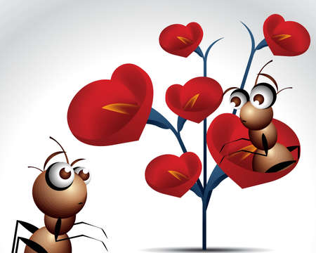 Valentine's Day Concept Illustration .のイラスト素材