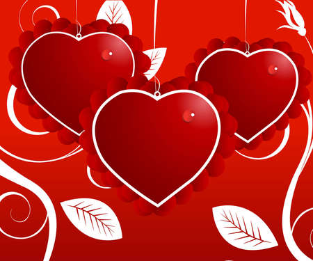 Valentine Illustration, perfect concept for valentine's day easy to use it as greeting card, poster, flyer, Ad. のイラスト素材