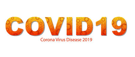 Coronavirus COVID-19 outbreak and coronaviruses influenza background. Coronavirus 2019-nCoV. Pandemic medical health risk, immunology, virology, epidemiology conceptのイラスト素材