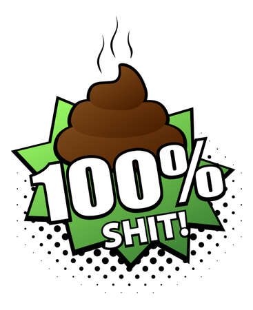 Comic lettering Shit. Comic speech bubble with emotional text Shit. Bright dynamic cartoon...