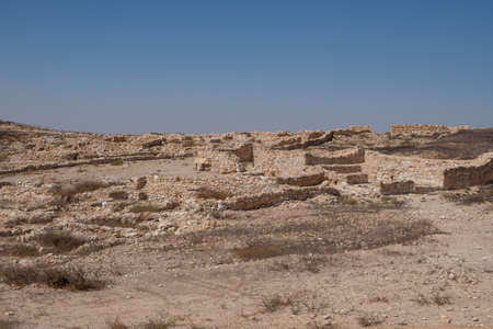 Beautiful stone desert mountain landscape of Israel.