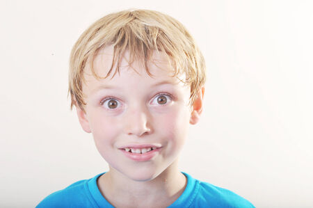 Portrait of a young five year old boy