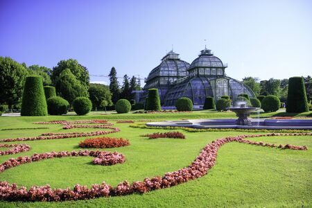Old orangery in Vienna, Austriaの写真素材
