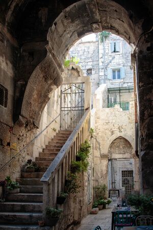 Diocletian palace city, Split, Croatiaのeditorial素材