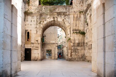 Diocletian palace city, Split, Croatiaのeditorial素材