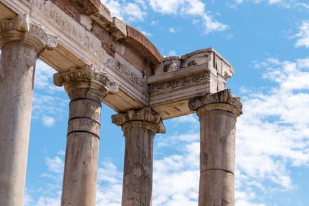 Famous Roman ruins in Romeの写真素材