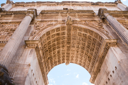 Famous Roman ruins in Romeの写真素材
