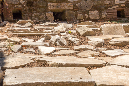 Famous Roman ruins in Romeの写真素材