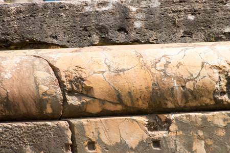 Famous Roman ruins in Romeの写真素材
