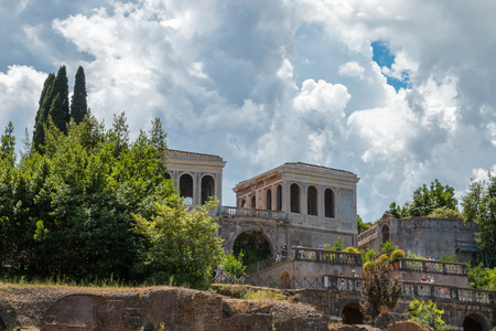 Famous Roman ruins in Romeの写真素材