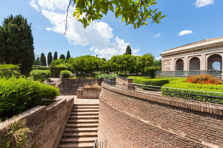 Famous Roman ruins in Romeの写真素材