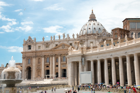 Vatican in a summer dayの写真素材