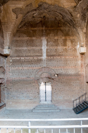Hadrian's Villa, the Roman Emperor's 'Villa', erected in 118 and 138 AD on 150 acres. It was built by Rome's greatest builder, who was inspired by the Greeks and artists of all kind. Publius Aelius Hadrianus built "Villa of Hadrian" Tivoli, outside of Romの写真素材