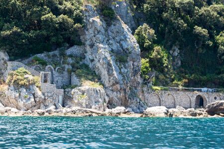 Capri island in Italyの写真素材