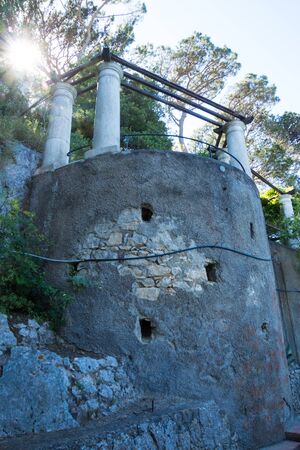 Capri island in Italyの写真素材