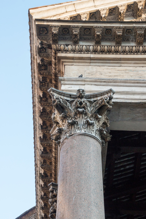 Pantheon in Rome, Italyの写真素材