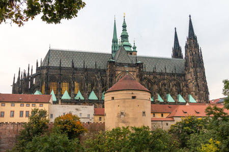 Royal garden at prague. Czech Republicの写真素材