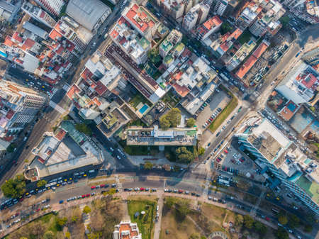 aerial photos of various places in the City of Buenos Aires