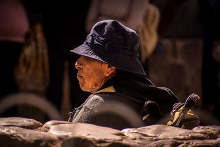 Typical native man from the Souht American Puna. Argentinaのeditorial素材