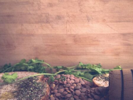 Healthy Food For Writte In. Restaurant Banner. Vegan Food.の写真素材