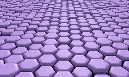 Abstract Honeycomb Background . 3d illustration.の写真素材