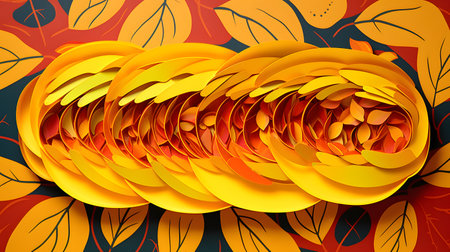 Tropical fruits. Retro style food poster.の素材