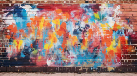 brick wall artistic backgroundの素材