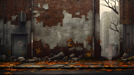brick wall artistic backgroundの素材