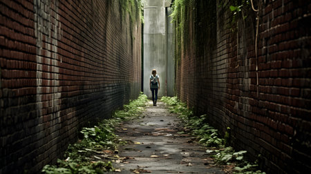 brick wall artistic backgroundの素材