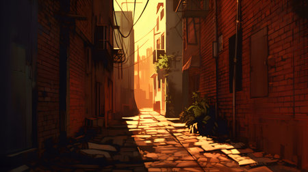 brick wall artistic backgroundの素材