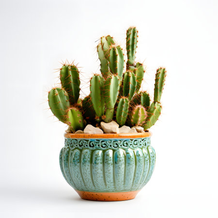 cactus on a white backgroundの素材
