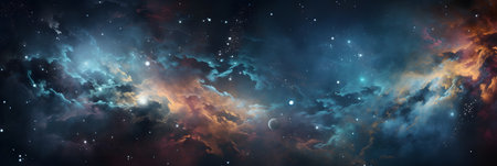 Deep space nebulaの素材