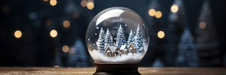 christmas crystal ballの素材