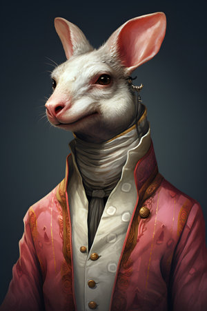 anthropomorphic animal portraitの素材