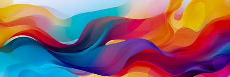 abstract waves backgroundの素材