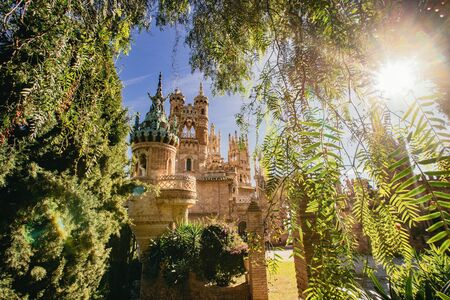 Picturesque view of Castillo de Colomaresの写真素材