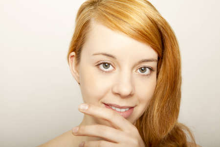 young redhead beautyful girlの写真素材