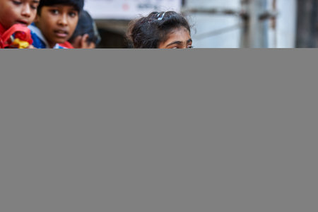 View of unknowns Nepali people attending a religious ceremony at the Pashupatinath temple in the...