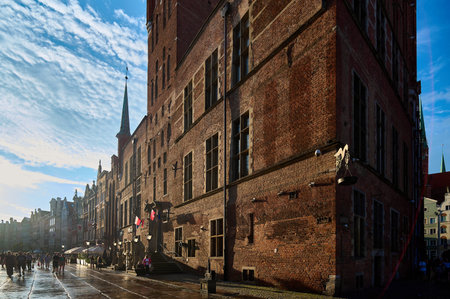Old town of Gdansk, Poland, Europe. Beautiful architecture.