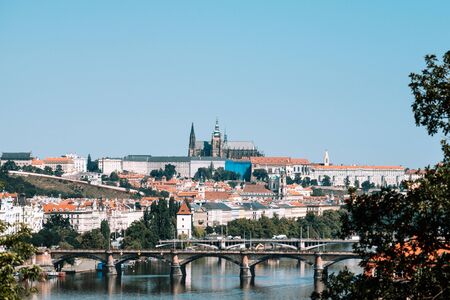 City view of the Pragueの写真素材