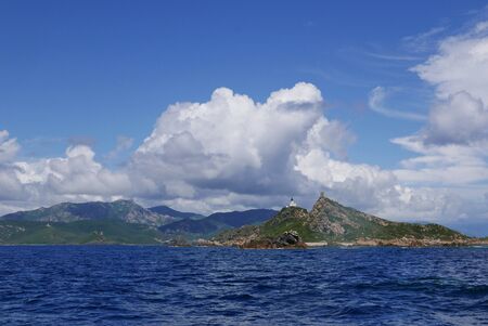 holidays on the island of beauty, in southern Corsica.discovery of the bloody islands, next to the city of Ajaccioの写真素材