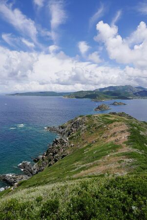 holidays on the island of beauty, in southern Corsica.discovery of the bloody islands, next to the...