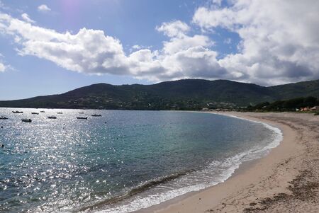 holidays on the island of beauty, southern Corsica.Seaside landscapeの写真素材