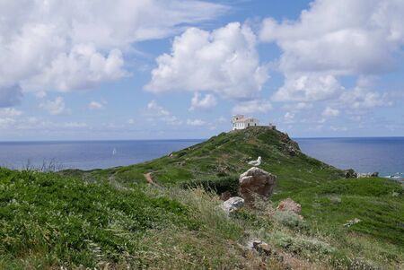 holidays on the island of beauty, in southern Corsica.discovery of the bloody islands, next to the city of Ajaccioの写真素材