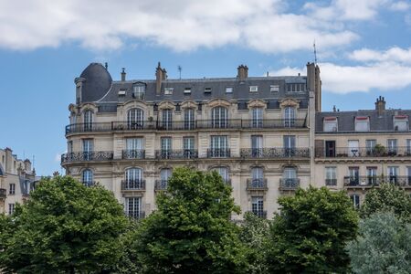 discovery of Paris and the banks of the Seine in summer, Franceの写真素材
