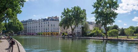 discovery of Paris and the banks of the Seine in summer, Franceの写真素材